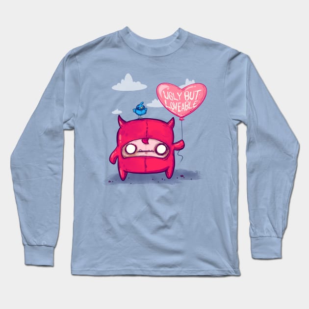 Ugly Boy Long Sleeve T-Shirt by LVBart